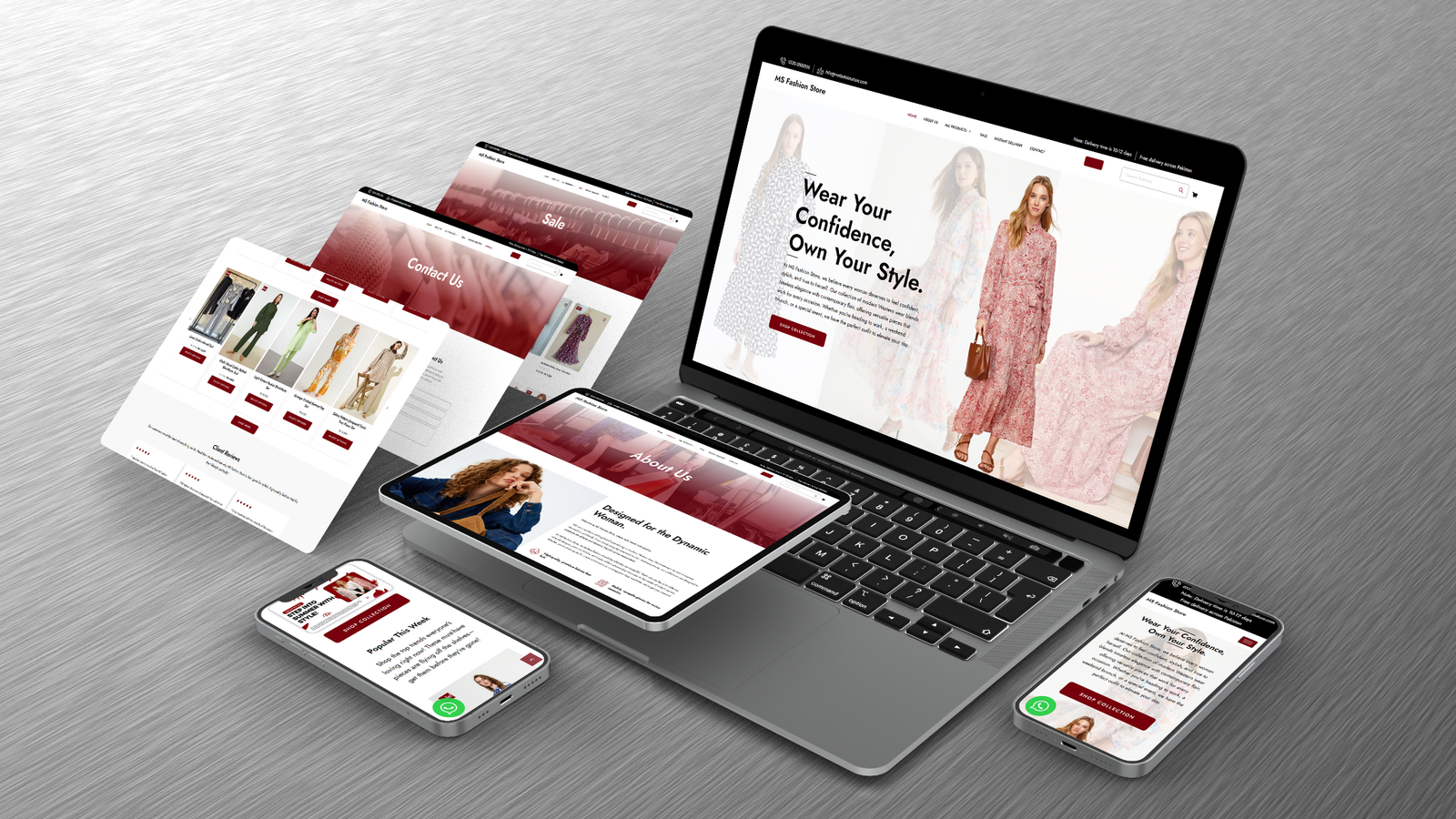 MS Fashion Store portfolio visual 9
