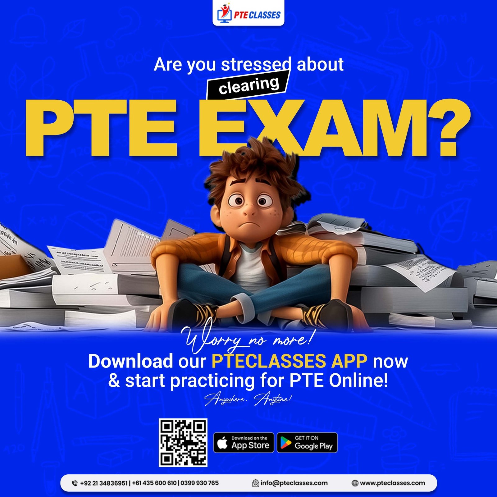 PTE Classes social media creative